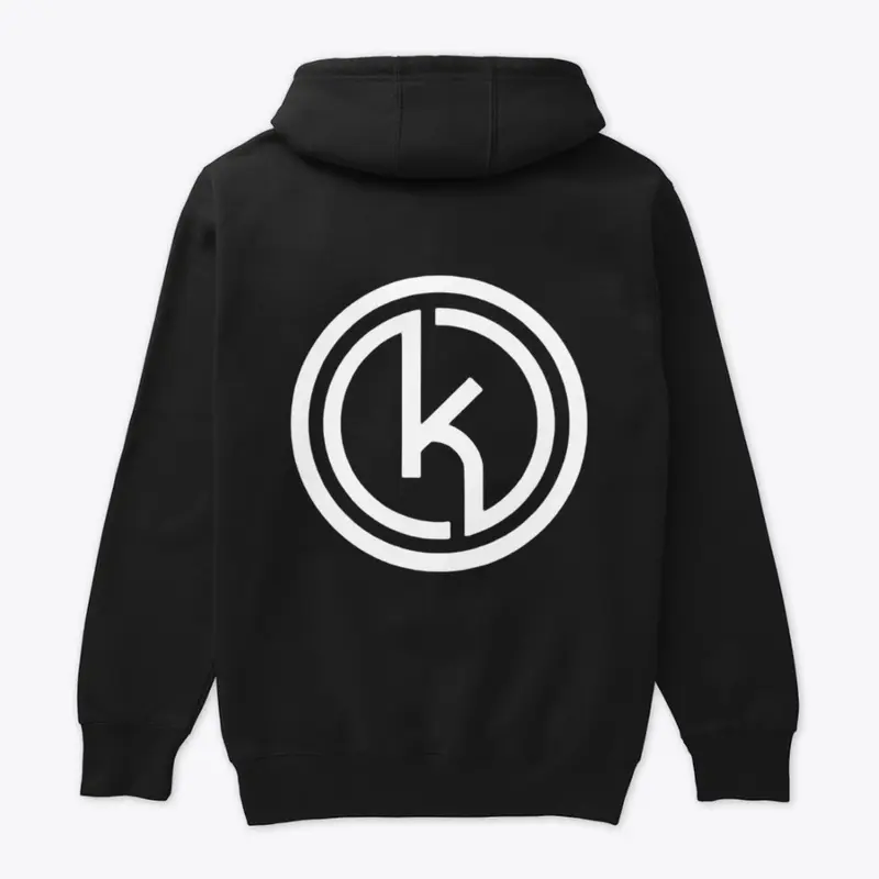 “K” hoodie (black)